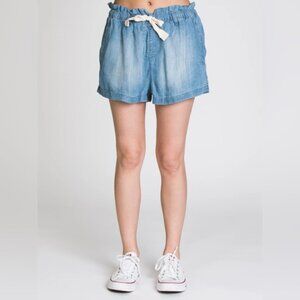 Harlow Tencel Chambray Denim Shorts